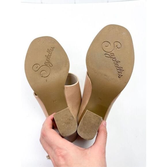 Revolve Seychelles Lyra Sandal in Silver & Grey Size 6.5 - Picture 9 of 11